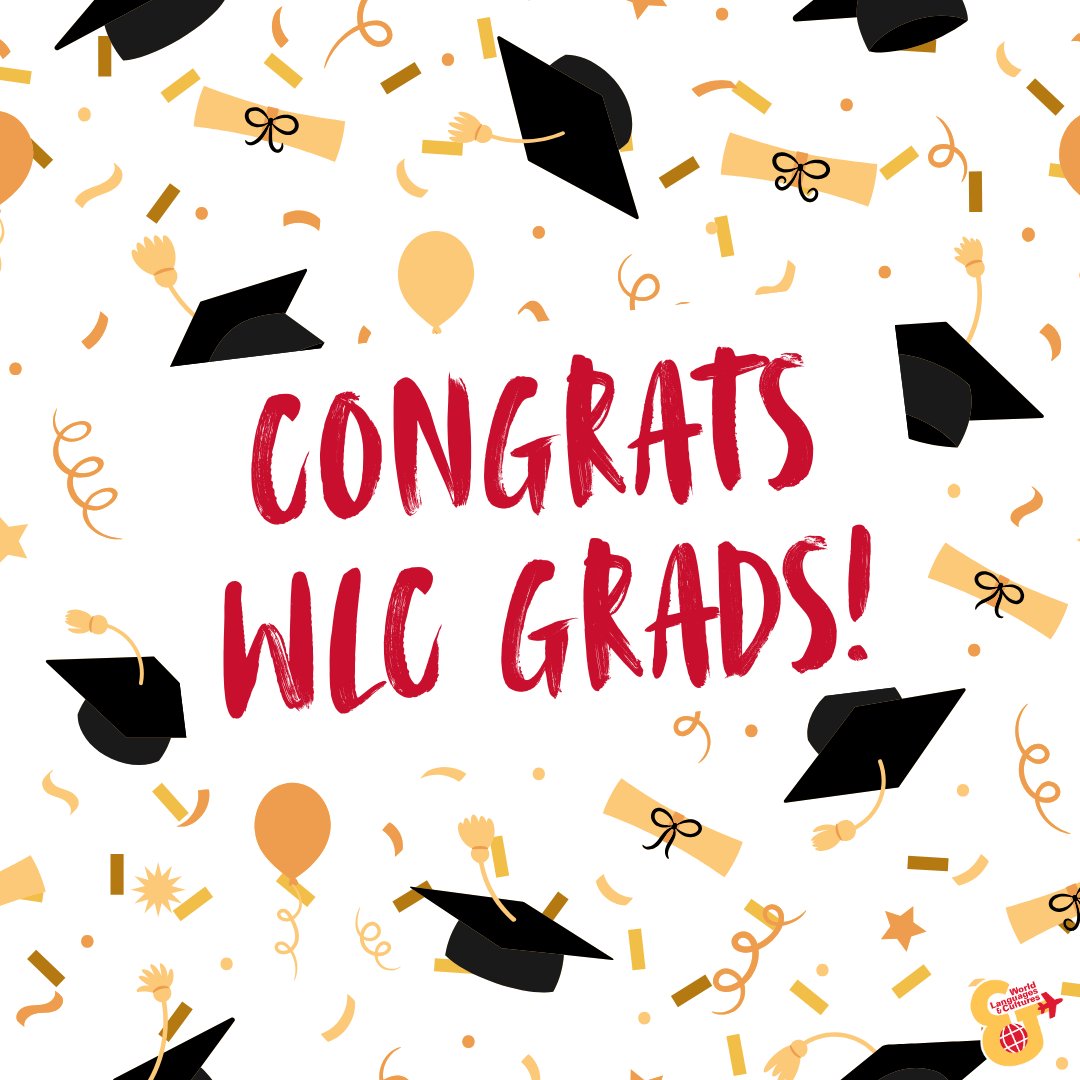 Congratulations to all WLC graduates! 🎓 We'll miss seeing you on campus, but we're excited to see where your futures take you! 🥳