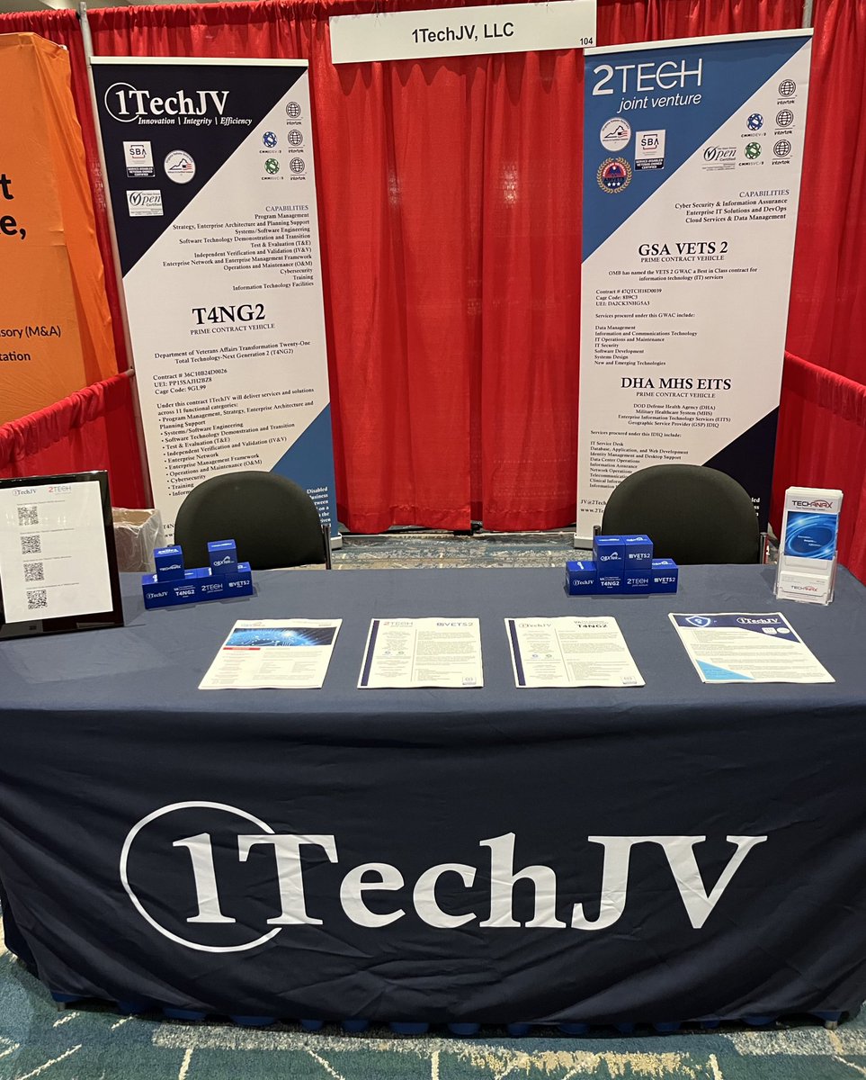 Lytleland's tweet photo. We are ready for another great day at VETS 25. Stop by Booth #405 to talk with our team.
#VETS25 #TechAnax #OBXtek #1TechJV #2TechJV https://t.co/5faSd8jTcr