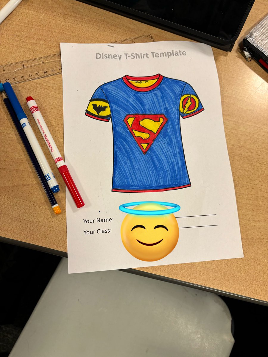 S1’s have been working on the marketing mix. This week we learnt about the “Product” section by designing our own Disney T-Shirts