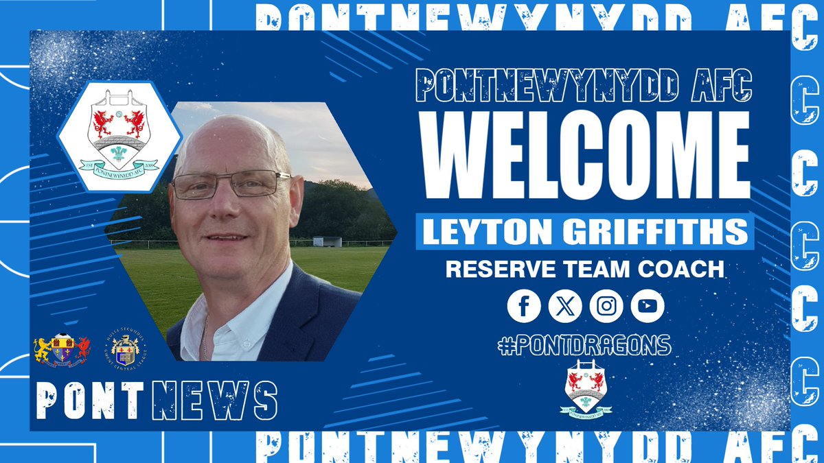 Pontnewynydd AFC (@pontnewynyddafc) on Twitter photo π΅ New era for Pontnewynydd AFC Reserves!
Welcome to Mark βTowieβ Townsend (Manager) & Leyton Griffiths (Coach) π
Thank you to Matt Taylor for your service β once a Pont, always a Pont π
π° Full story:
pontnewynyddafc.co.uk/pontnewynydd-aβ¦
#PontnewynyddAFC #WelshFootball #UpThePont π΅ New era for Pontnewynydd AFC Reserves!
Welcome to Mark βTowieβ Townsend (Manager) & Leyton Griffiths (Coach) π
Thank you to Matt Taylor for your service β once a Pont, always a Pont π
π° Full story:
pontnewynyddafc.co.uk/pontnewynydd-aβ¦
#PontnewynyddAFC #WelshFootball #UpThePont