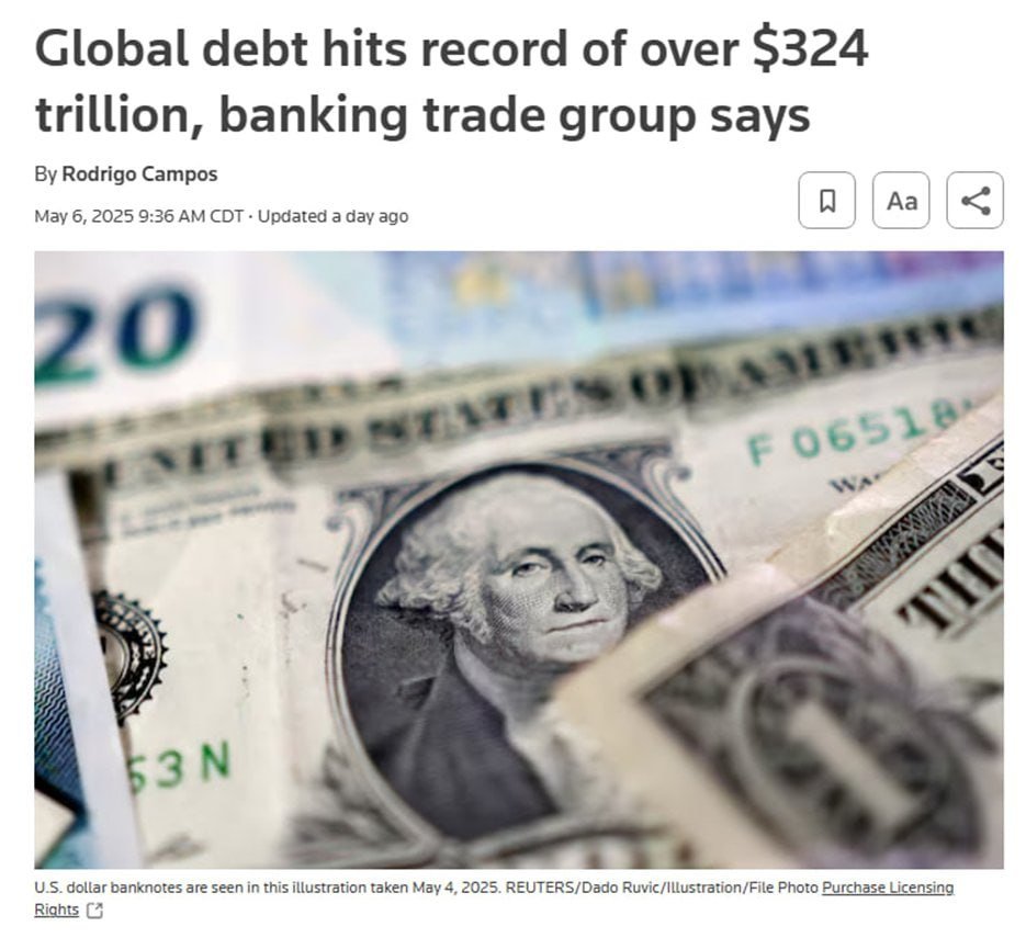 Alliancevc_tech's tweet photo. 🌍 Global Debt Hits Record $324 Trillion 😱

This staggering figure marks a critical warning for the global financial system.

A wave of fresh liquidity may soon be unleashed as monetary institutions and world powers collaborate to loosen financial conditions and mitigate the crisis.

Key solutions being proposed:
Renegotiating with private creditors—who now hold 62% of external public debt—to lower interest rates and extend repayment deadlines.

The IMF and World Bank must enhance their emergency financial support, offering low or zero-interest loans to low-income countries. Leveraging the IMF’s Special Drawing Rights (SDRs) and suspending additional charges could help ease liquidity stress.

Driving economic growth remains the most crucial factor in reducing debt-to-GDP ratios over time.

Easing trade tensions and strengthening global cooperation are essential to maintain financial stability and foster recovery.

The path forward requires unity, bold reforms, and strategic stimulus across the globe.