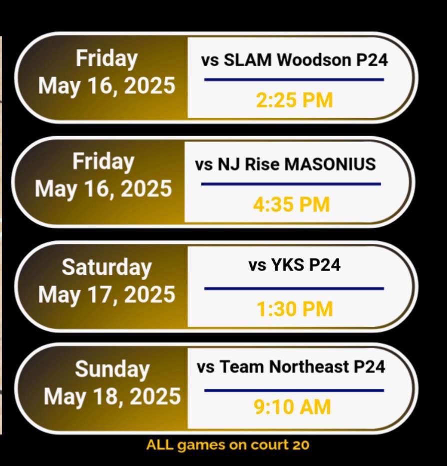 Schuelde for Atlantic City