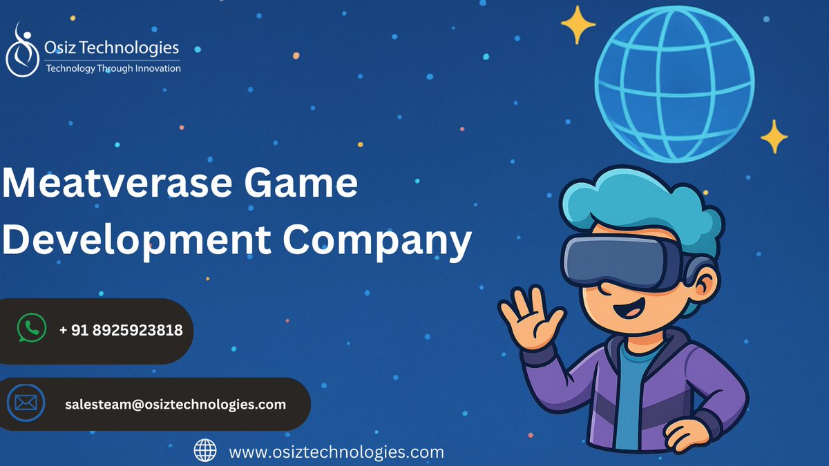 ScottMorri44991's tweet image. Create immersive Metaverse games with our expert development team!
Power your virtual world ideas with top-tier Metaverse game solutions!
#Metaversegamedevelopment #Osiz