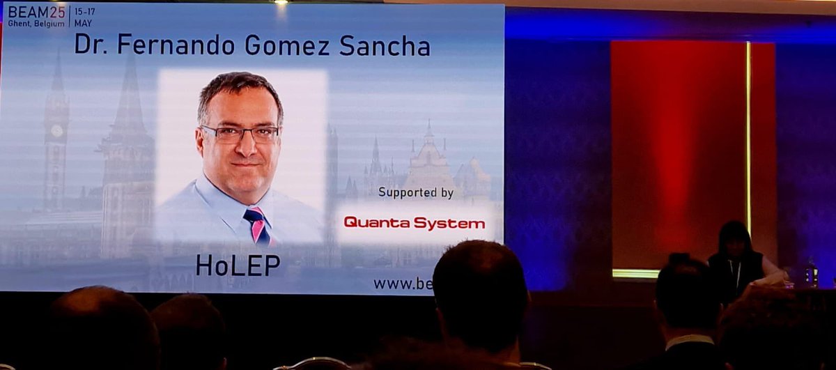 quanta_system's tweet image. #beam25 - Day 1️⃣

🙏 Special thanks to Dr. @fgomsan for the #LiveSurgery #HoLEP performed with #CyberHo150 and #QuantaMagnetoTechnology🧲

#UrologyInnovation #QuantaSystem #bequanta
