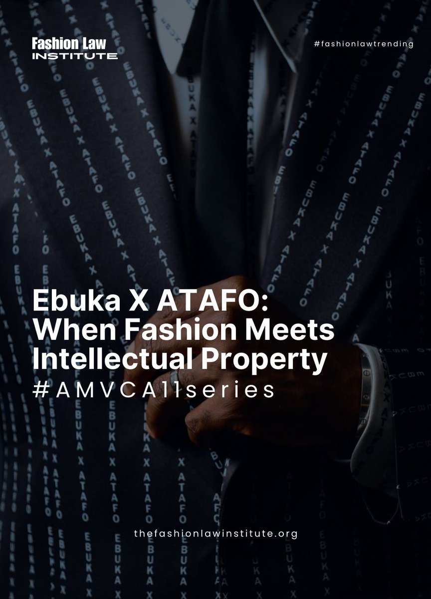 officialtfli's tweet image. Ebuka X ATAFO: When fashion meets Intellectual Property 

#FashionLaw #IntellectualProperty #TrademarkProtection #CoBranding #PublicityRights #CreativeCollaboration #DesignersRights #IPStrategy #FashionBusiness #AMVCA #amvca2025 #amvca