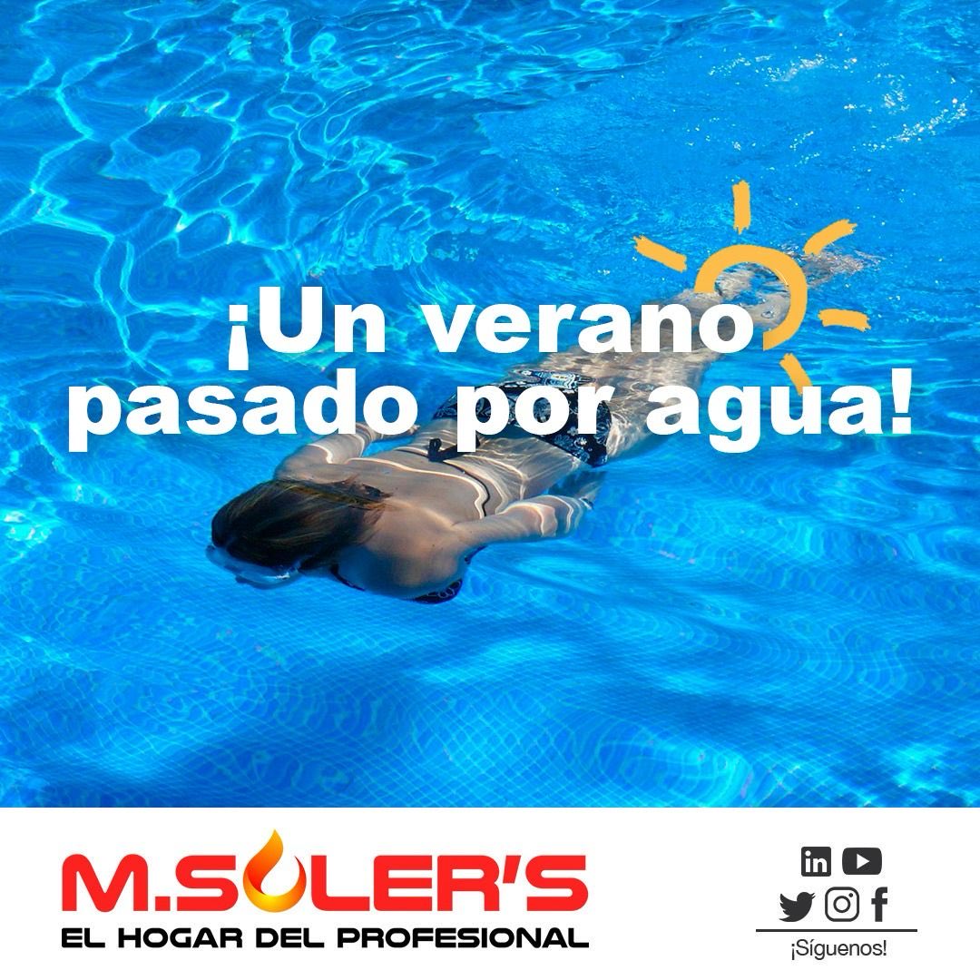 💦🌞 ¿Estás aprovechando tu piscina durante este verano? ¡Que no paren los baños! Pero para ello, es mejor tener siempre tu piscina a punto y el agua cuidada. Cuenta con nosotros para ello, tenemos lo que necesitas para que no falte ni un chapuzón mientras dure el calor.
