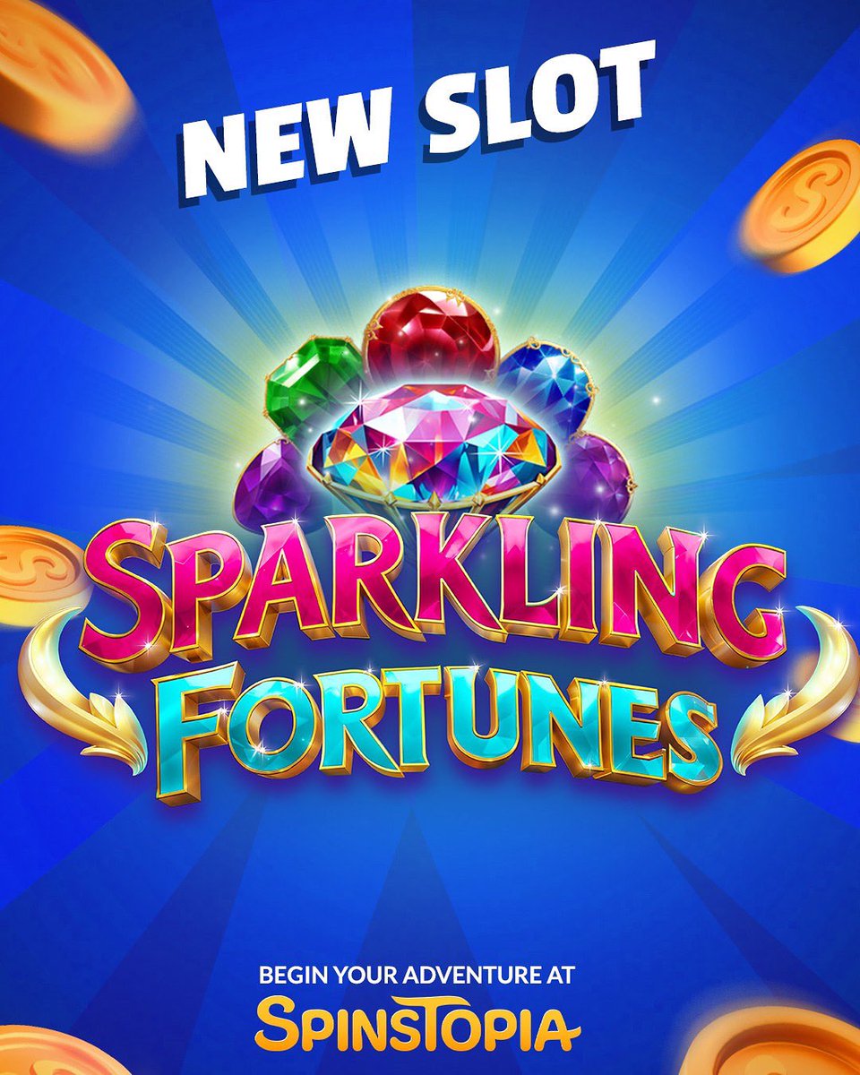 spinstopia's tweet image. 💎 ✨ Ready to shine? Sparkling Fortunes has landed in Spinstopia! Spin your way to dazzling wins and glittering surprises in our new slot drop. 🎰 

#slots #casino #fun #games #adventure #onlinecasino #slots #games #cash #gaming #videogames #onlinecasino #onlinegames #slots