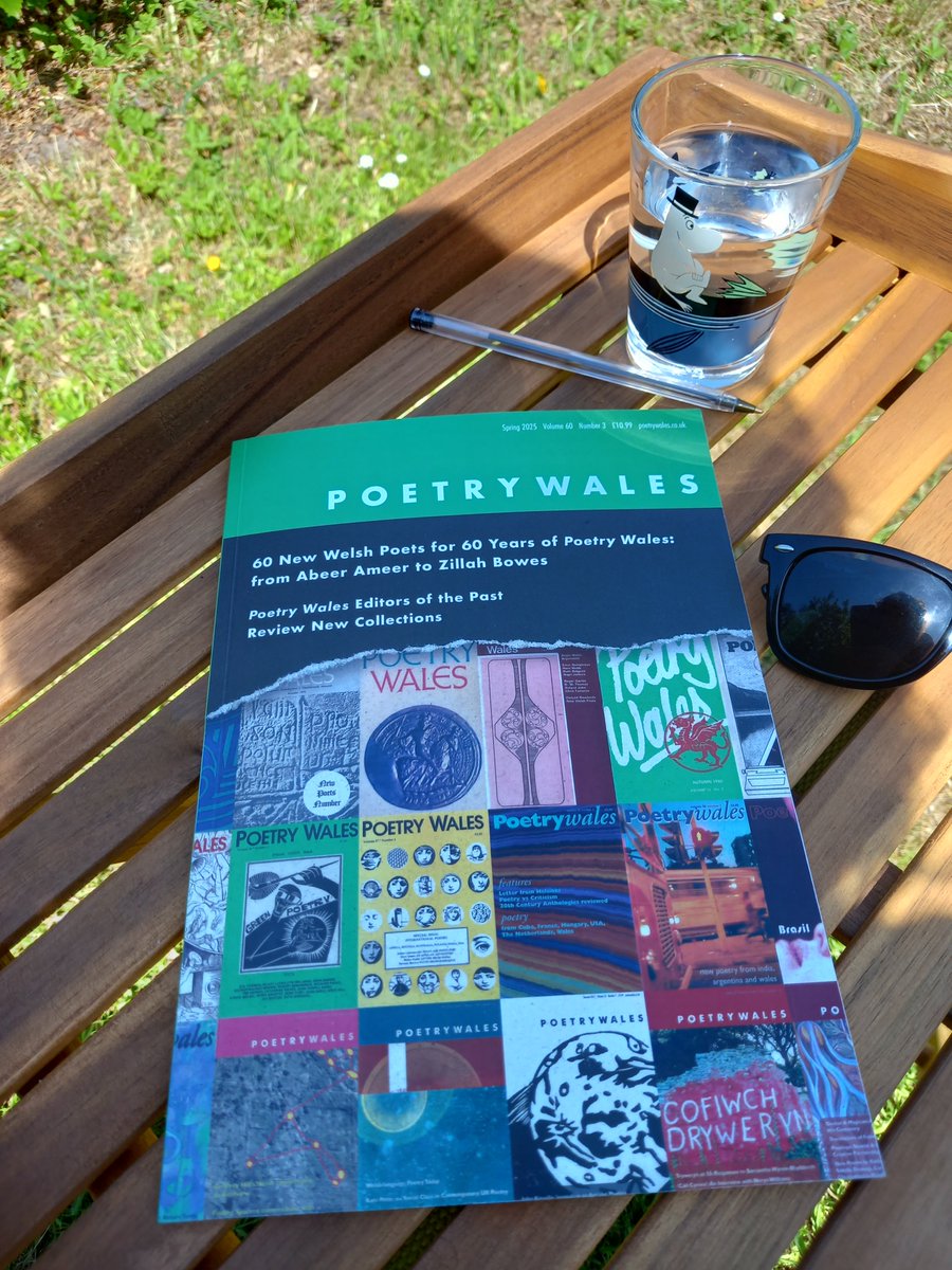 Just read the fantastic 60th anniversary edition of Poetry Wales. Print copies are apparently selling out fast, but digital editions also available. Lovely to see former editors contributing alongside new voices poetrywales.co.uk/product/poetry… Pen-blwydd Hapus! 🎂#supportwelshmagazines