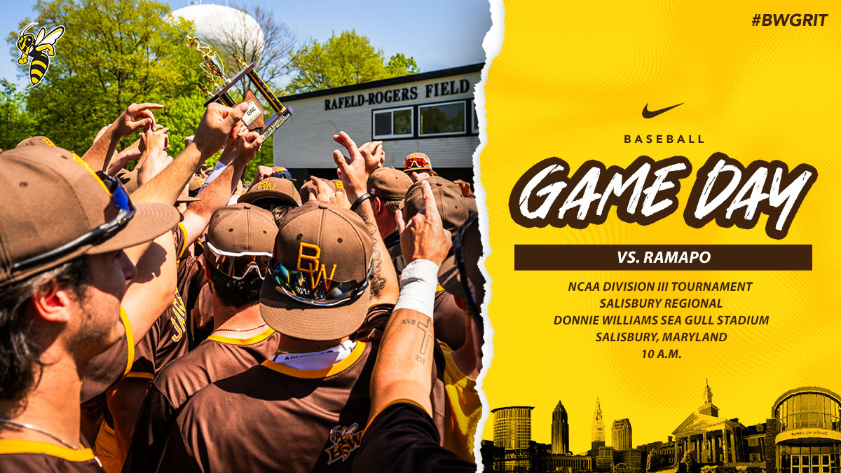 Baldwin Wallace Athletics (@bwathletics) on Twitter photo π€π‘ GAMEDAY π‘π€
The road to Eastlake starts TODAY as <a href="/BWUBaseball/">BW Baseball</a> takes on <a href="/rcnj_baseball/">Ramapo College Baseball</a> in the Salisbury Regional
π: Donnie Williams Sea Gull Stadium | Salisbury, Md.
β°: 10 a.m.
Regional Website: bwyellowjackets.cc/44zWPqJ
π: bwyellowjackets.cc/4bFoK8V
π: π€π‘ GAMEDAY π‘π€
The road to Eastlake starts TODAY as <a href="/BWUBaseball/">BW Baseball</a> takes on <a href="/rcnj_baseball/">Ramapo College Baseball</a> in the Salisbury Regional
π: Donnie Williams Sea Gull Stadium | Salisbury, Md.
β°: 10 a.m.
Regional Website: bwyellowjackets.cc/44zWPqJ
π: bwyellowjackets.cc/4bFoK8V
π: