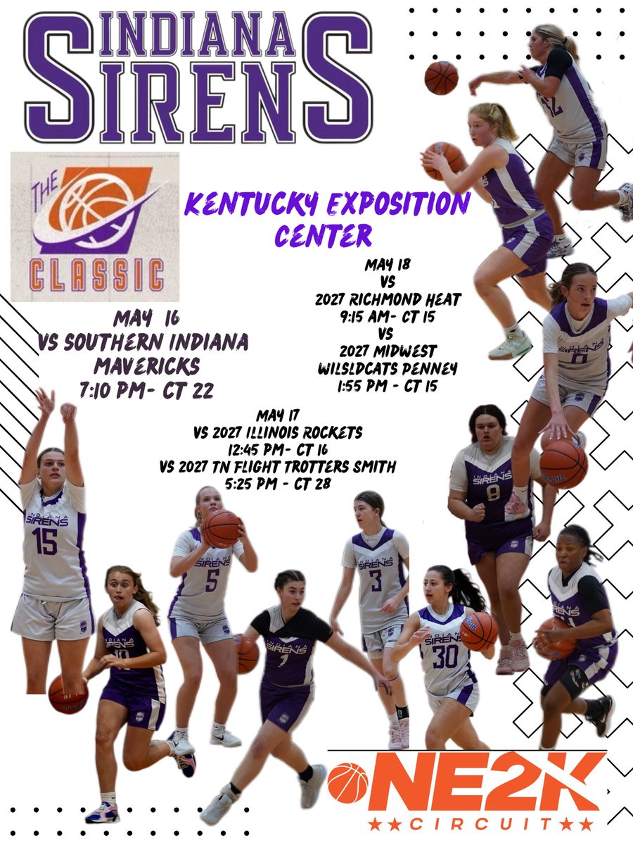 Jayann Youngblood (@jayann2027) on Twitter photo Classic schedule <a href="/ProspectShowcse/">Prospect_ShowcaseWBB</a>
<a href="/IndianaSirens/">Indiana Sirens</a> <a href="/mikemillsnc/">Mike Mills WBB College Recruiting</a> <a href="/AndersonChelbie/">Chelbie Anderson</a> <a href="/FCGrizAthletics/">Franklin Grizzlies</a> <a href="/3x3hoopjams/">Freddie Mac</a> <a href="/PrepGirlsHoops/">Prep Girls Hoops 🏀</a> <a href="/JrAllStarBB/">Jr. All-Star Girls Basketball</a> <a href="/coachbrooke24/">Brooke Bowers</a> <a href="/Coach_SRansom/">Coach Sienne Ransom</a> <a href="/unoh_wbb/">UNOH Women’s Basketball</a> <a href="/ThomasLitman/">Tom Litman</a> <a href="/INSirens27/">Indiana Sirens 2027-Wilson</a> <a href="/SMC_Basketball/">Belles Basketball</a>
#peskyballHer #smalltownballHer Classic schedule <a href="/ProspectShowcse/">Prospect_ShowcaseWBB</a>
<a href="/IndianaSirens/">Indiana Sirens</a> <a href="/mikemillsnc/">Mike Mills WBB College Recruiting</a> <a href="/AndersonChelbie/">Chelbie Anderson</a> <a href="/FCGrizAthletics/">Franklin Grizzlies</a> <a href="/3x3hoopjams/">Freddie Mac</a> <a href="/PrepGirlsHoops/">Prep Girls Hoops 🏀</a> <a href="/JrAllStarBB/">Jr. All-Star Girls Basketball</a> <a href="/coachbrooke24/">Brooke Bowers</a> <a href="/Coach_SRansom/">Coach Sienne Ransom</a> <a href="/unoh_wbb/">UNOH Women’s Basketball</a> <a href="/ThomasLitman/">Tom Litman</a> <a href="/INSirens27/">Indiana Sirens 2027-Wilson</a> <a href="/SMC_Basketball/">Belles Basketball</a>
#peskyballHer #smalltownballHer