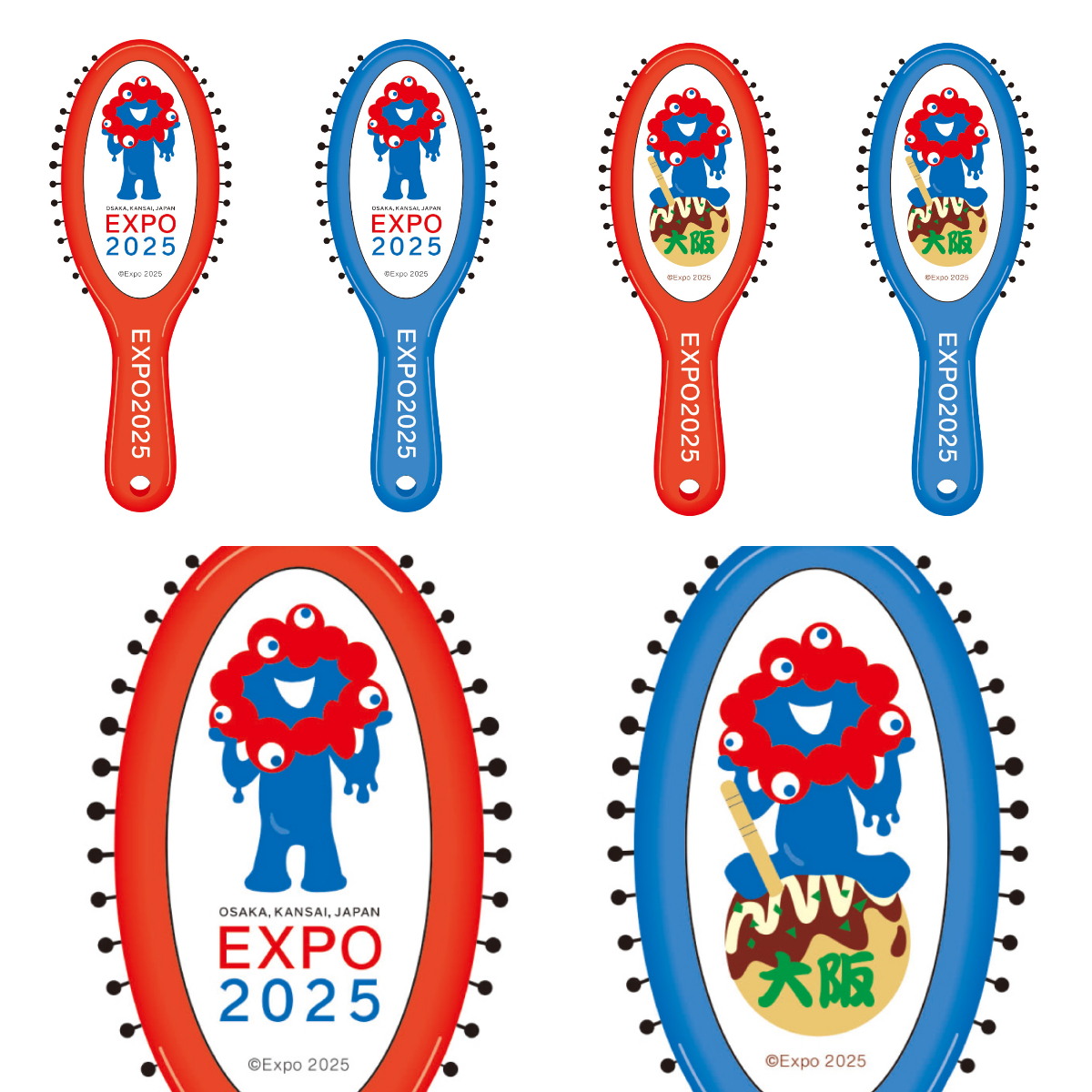 2025大阪・関西万博】ミャクミャクデザインのヘアブラシが新登場