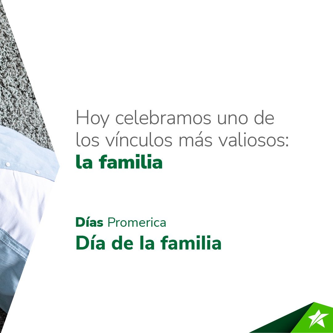 La familia es ese lugar donde tu historia comienza y donde siempre quieren verte crecer.
Hoy honramos a quienes caminan a nuestro lado, estén cerca o lejos, porque su amor y apoyo son el motor que nos inspira a seguir.

#DíaDeLaFamilia