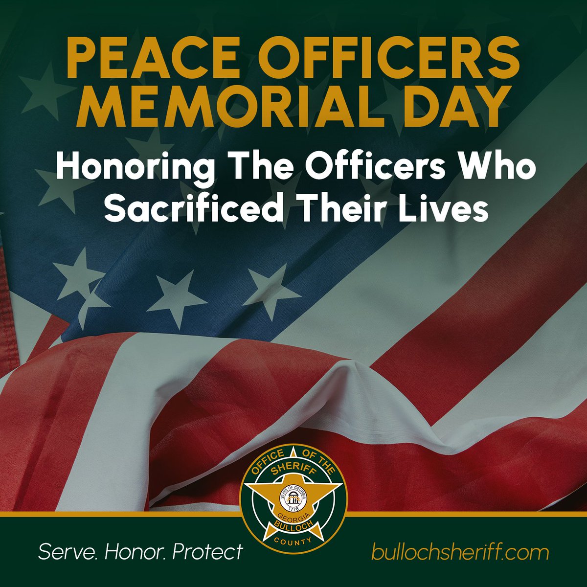 BullochSheriffs's tweet image. 𝗣𝗲𝗮𝗰𝗲 𝗢𝗳𝗳𝗶𝗰𝗲𝗿𝘀 𝗠𝗲𝗺𝗼𝗿𝗶𝗮𝗹 𝗗𝗮𝘆💙🚔
Today, we honor the brave men and women in law enforcement who made the ultimate sacrifice in the line of duty.
Peace Officers Memorial Day is a solemn reminder of the courage, dedication, and selflessness shown by those ...