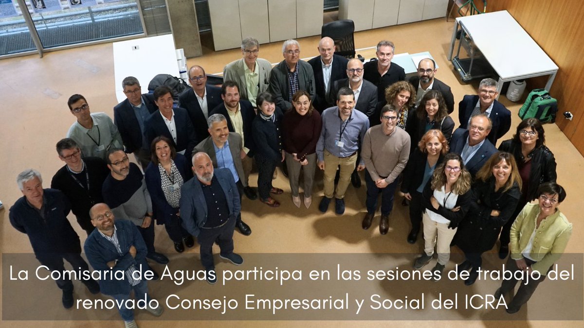👮🏻La Comisaria de Aguas ha participado recientemente en las jornadas de trabajo organizadas por el <a href="/IcraWater/">ICRA</a> 🧪
El renovado Consejo Empresarial y Social, del que es 🥼 miembro la comisaria, inicia una nueva etapa enfocada en una 🔬 investigación con mayor impacto.
🧫