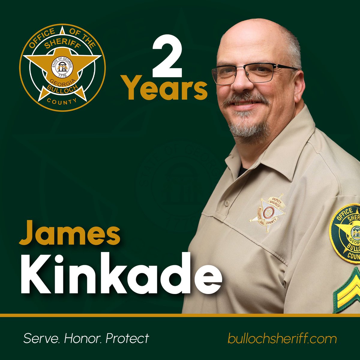 BullochSheriffs's tweet image. 🚔𝗛𝗮𝗽𝗽𝘆 𝟮 𝗬𝗲𝗮𝗿𝘀 𝗼𝗳 𝗦𝗲𝗿𝘃𝗶𝗰𝗲 -  𝗝𝗮𝗺𝗲𝘀 𝗞𝗶𝗻𝗸𝗮𝗱𝗲! 🚔
Thank you, Corporal Kinkade, for two years of dedicated service to Bulloch County. Your hard work and commitment to keeping our community safe are truly appreciated. Here's to many more! 💙

#BCSO ...