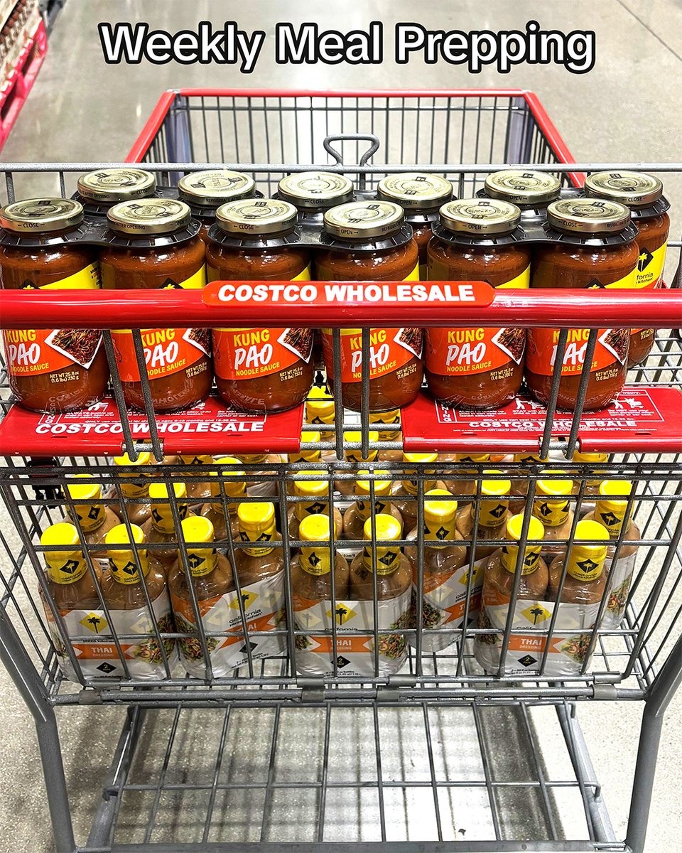 POV: our <a href="/Costco/">Costco</a> cart. ​
Stock up on our restaurant inspired Kung Pao Noodle sauce and a our Thai dressing available now at Los Angeles area Costco stores.