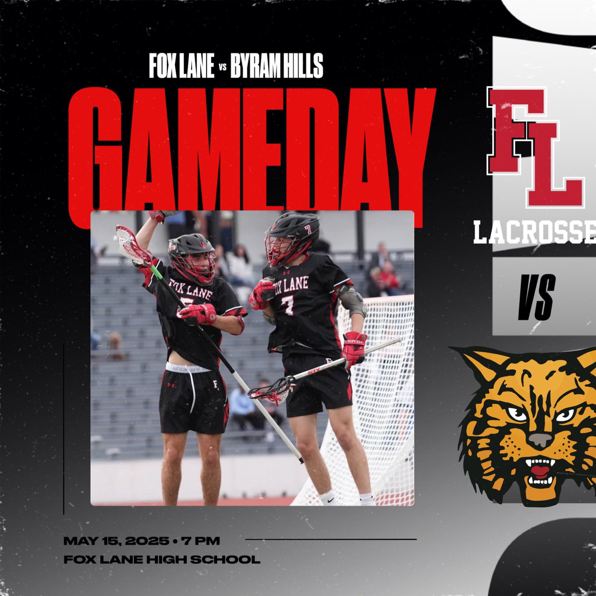 Fox Lane Boys Lacrosse (@foxlane_boyslax) on Twitter photo Game 15
π: Byram Hills
β°: 7 pm
π: Fox Lane HS
π₯: <a href="/locallivenet/">LocalLive</a>
π¦π
<a href="/BCSDNOTES/">Bedford Central School District</a> <a href="/foxlanefanzone/">Fox Lane Fan Zone</a> Game 15
π: Byram Hills
β°: 7 pm
π: Fox Lane HS
π₯: <a href="/locallivenet/">LocalLive</a>
π¦π
<a href="/BCSDNOTES/">Bedford Central School District</a> <a href="/foxlanefanzone/">Fox Lane Fan Zone</a>