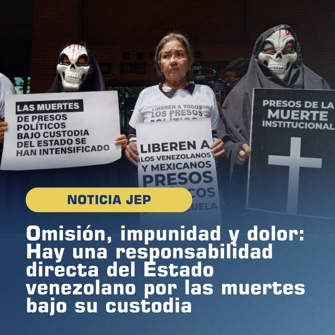 “No son los muertos de nadie. Son los muertos de todos.”  

Martha Tineo, coordinadora general de @JEPVzla, denuncia un patrón sistemático de negligencia, impunidad y violaciones de derechos humanos en el sistema penitenciario venezolano.    

Desde 2014, nuestra organización
