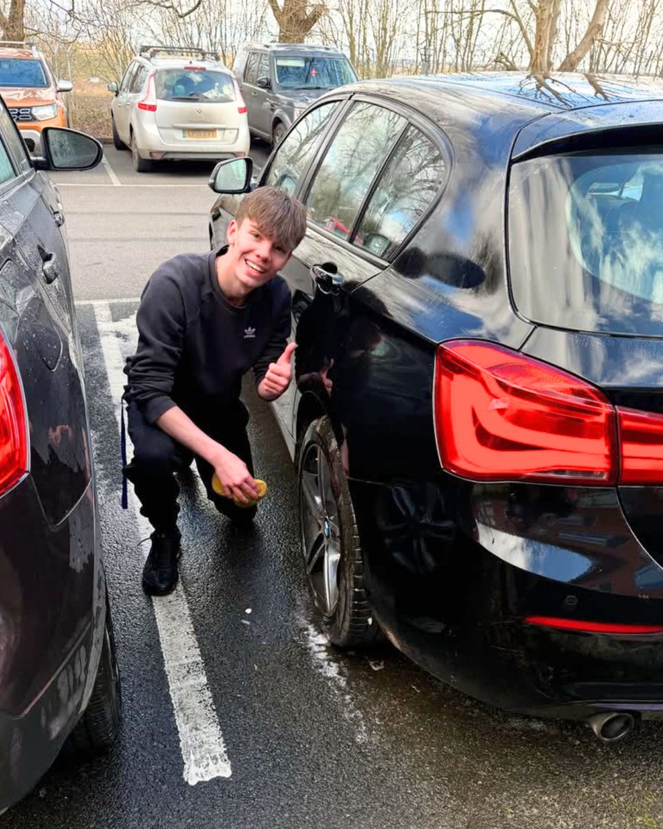 Fundraising for their Project Trust volunteer placement builds   so many skills in our Volunteers. Rhys   had great success recently at a carwash he held for the staff at his school   @thewellingtonacademy raising money for his placement in Ghana next year.  Well done Rhys!