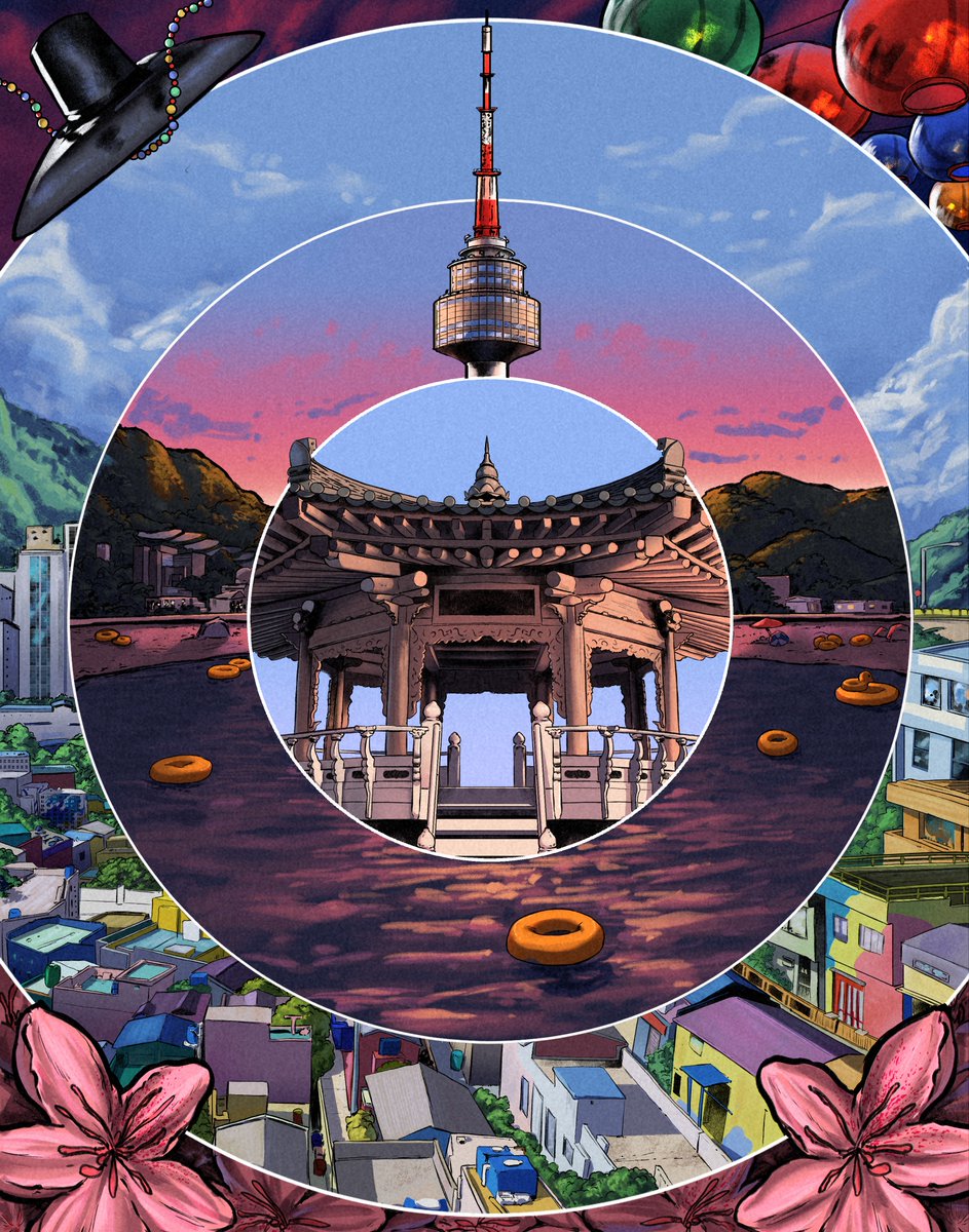 This Memphis in May, we are celebrating local talent. This poster, by Memphis' own Therrious “Therro” Davis is in partnership with ArtsMemphis.

To purchase the poster please use the link below. 
 memphischamber.com/economic-devel…

#MemphisinMay #SalutetoSouthKorea #ArtsMemphis #Therrious