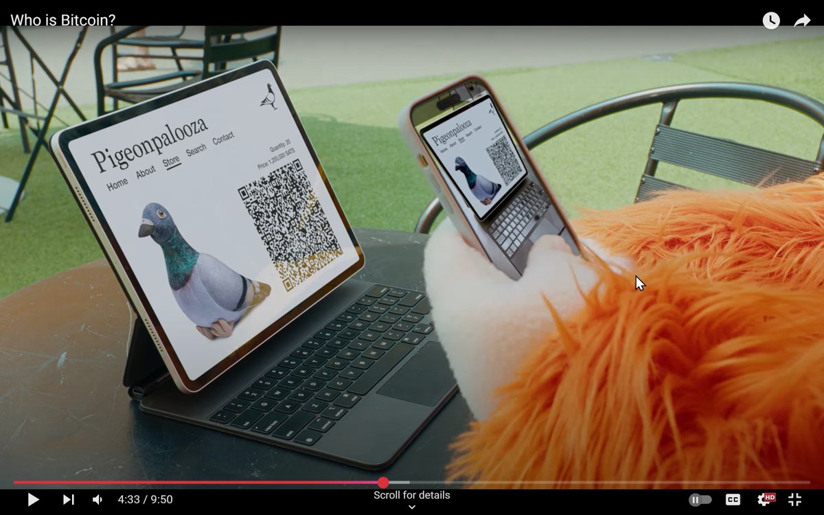 We're in a simulation. 

2 years ago <a href="/spiralbtc/">Spiral</a> created a #HereComesBitcoin campaign. In the video, Bitcoin ATE PIGEONS (sorry, moocoo's) at <a href="/PubKey/">PUBKEY</a>.   
youtube.com/watch?v=DvHUOr…

2 days ago the Federal Reserve announced a payment service called... Pidgin!
youtube.com/watch?v=uWV6nf…