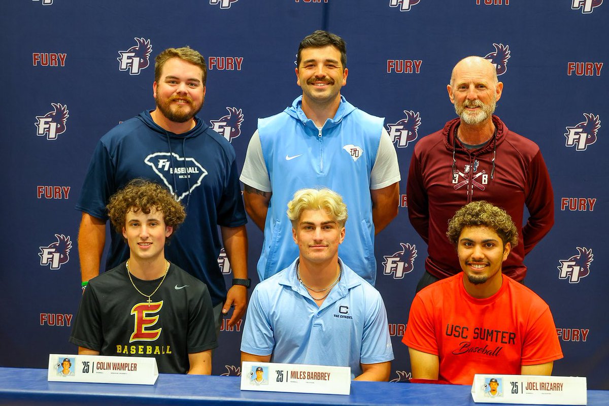 Congratulations to these three for signing to continue their baseball careers next year!

Colin Wampler- Emmanuel University 
Miles Barbrey- The Citadel
Joel Irizarry- USC Sumter

#FindAWay
