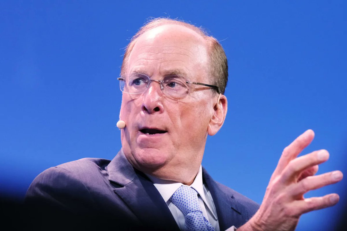 🚨 JUST IN: @BlackRock CEO Larry Fink says, "The strength of the entire financial system is safe and sound" 🏦💬 Reassurance or red flag? 🧐 #LarryFink #BlackRock #Markets #Crypto logo
