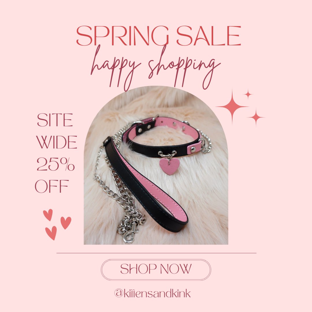 Add the code “springsale25” for 25% off your entire order, happy shopping! 🌸💖
