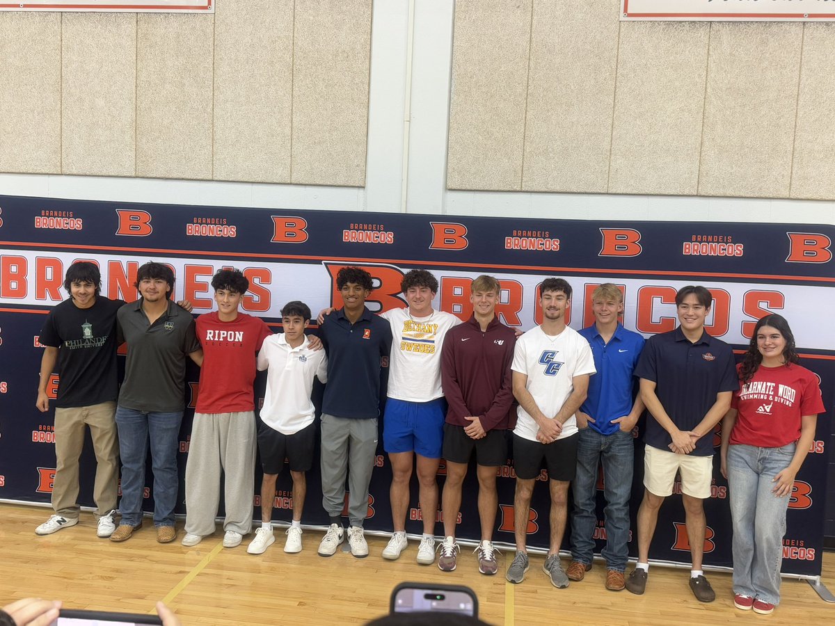 Kemmie Lewis (@coach_klewis) on Twitter photo Congratulations to all of our Broncos on signing their NLI yesterday. It’s been a great 4 years, now time to take your talent to the next level! Best of luck! #BTheBrand <a href="/NISDBrandeis/">Brandeis High School</a> <a href="/NISDStinson/">Stinson MS NISD</a> <a href="/NISD/">Northside ISD</a> <a href="/NISD_Athletics/">NISD_Athletics</a> <a href="/danaperry73/">Dana Gilbert-Perry</a> <a href="/tweissler1/">Travis Weissler</a> <a href="/BrandeisVB08/">Brandeis Volleyball</a> <a href="/NISDGarcia/">Dr. Hector P. Garcia MS</a> Congratulations to all of our Broncos on signing their NLI yesterday. It’s been a great 4 years, now time to take your talent to the next level! Best of luck! #BTheBrand <a href="/NISDBrandeis/">Brandeis High School</a> <a href="/NISDStinson/">Stinson MS NISD</a> <a href="/NISD/">Northside ISD</a> <a href="/NISD_Athletics/">NISD_Athletics</a> <a href="/danaperry73/">Dana Gilbert-Perry</a> <a href="/tweissler1/">Travis Weissler</a> <a href="/BrandeisVB08/">Brandeis Volleyball</a> <a href="/NISDGarcia/">Dr. Hector P. Garcia MS</a>