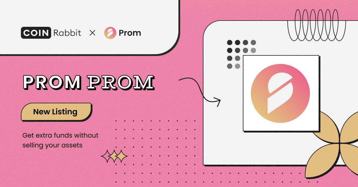 🚨New Listing Alert!🚨

$PROM is now available for crypto-backed loans on CoinRabbit! 🚀

<a href="/prom_io/">Prom</a> is a high-performance, scalable network based on Polygon CDK leveraging ZK-stack, offering speed, privacy, and support for dApps with the native $PROM token.

No need to sell your