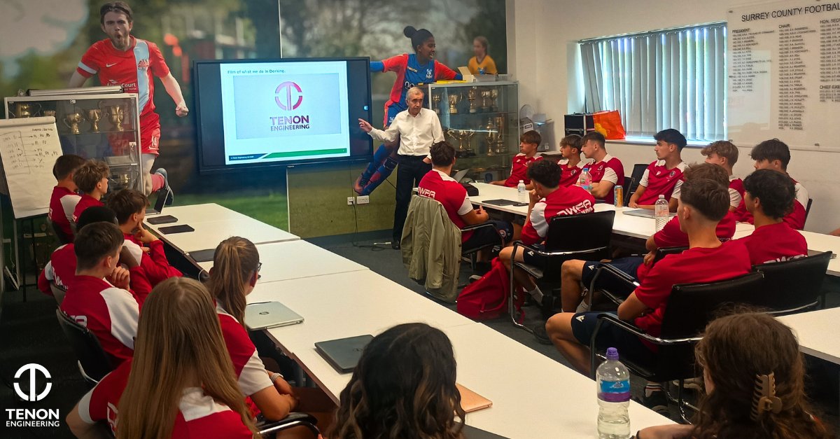 TenonEngLtd's tweet image. A big thank you to the students and staff at Dorking Wanders FC Academy for hosting us this week. A great bunch of students and we wish them all well for their future.

TENON Engineering and Wallace Instruments are proud sponsors of @DWFCWomen.

#ukengineering #madeinuk 🇬🇧