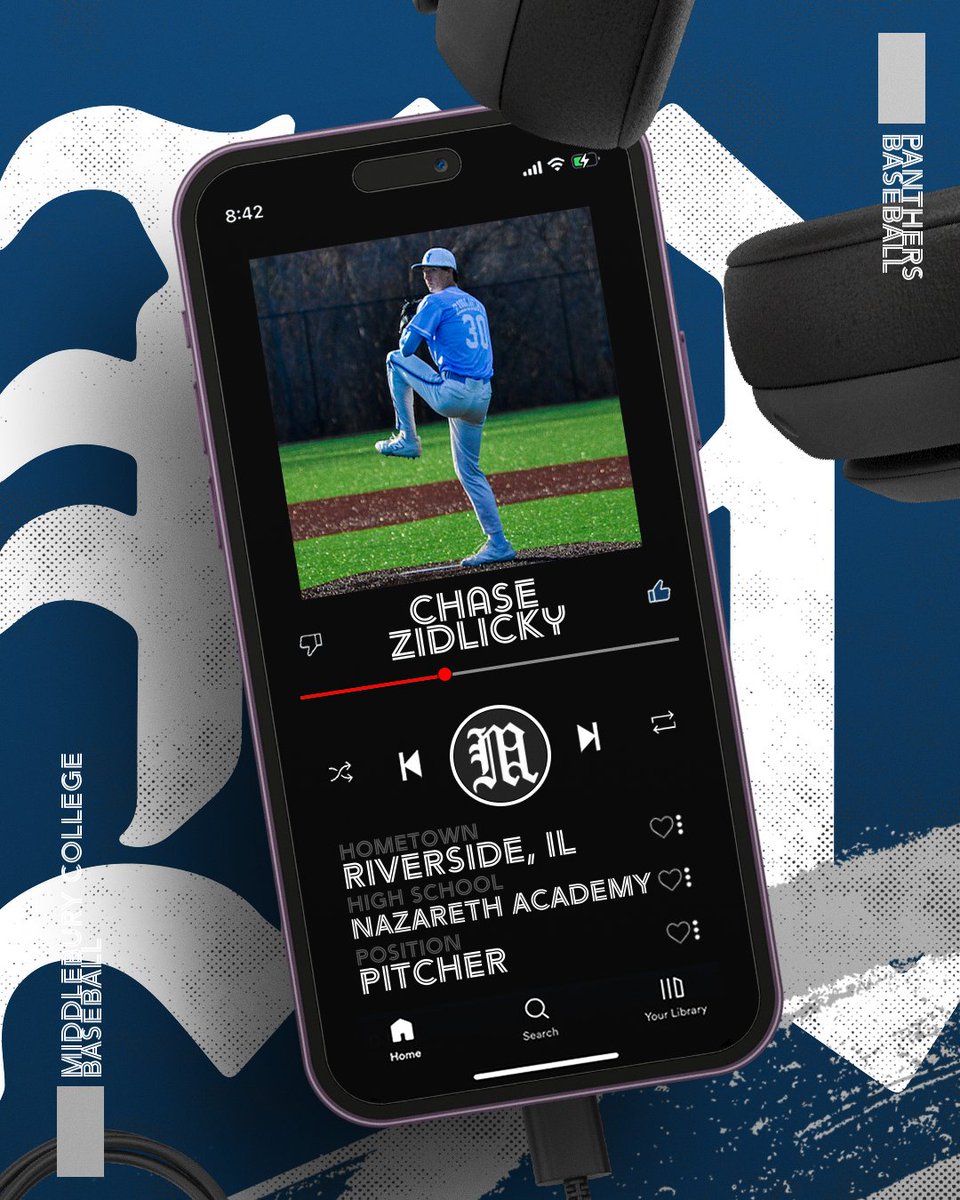 Introducing Chase Zidlicky to the Middlebury College Baseball family! Chase is a RHP from Riverside, IL and he will be part of the class of 2029!  Best of luck down the stretch, Chase!