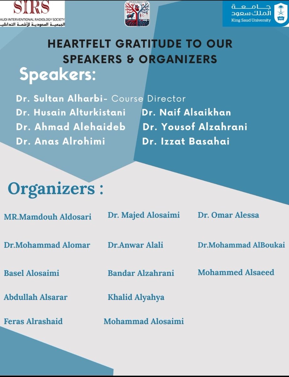 One day from Embolization Essentials with Hands-On Live Animal Workshop, which is the first course of its kind in the region and the second IR course done in less than a year in King Saud University. 

We extend our deep gratitude to the course director, Dr. Sultan Alharbi  and