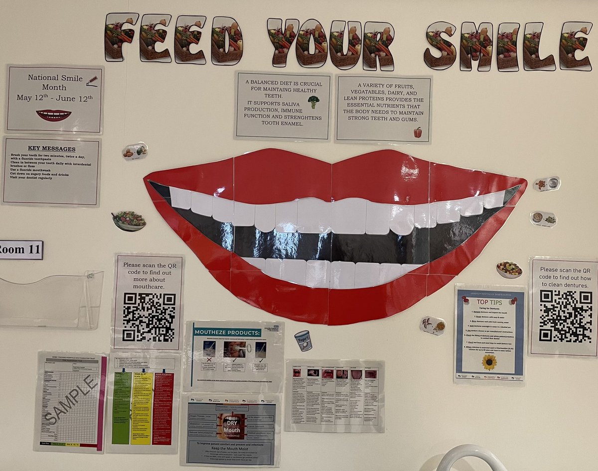 Wendy whiting (@wendywhiting10) on Twitter photo DAU RDH are supporting National Smile Month. Reminding staff the importance of a good diet and looking after not only their own teeth but their patients teeth too. <a href="/seniorsisbecky/">Becky</a> <a href="/HannahTimms7/">HannahTimms</a> <a href="/UHDBTrust/">University Hospitals of Derby and Burton NHS FT</a> <a href="/smilemonth/">National Smile Month</a> <a href="/EmmaBo55/">Emma Frost</a> DAU RDH are supporting National Smile Month. Reminding staff the importance of a good diet and looking after not only their own teeth but their patients teeth too. <a href="/seniorsisbecky/">Becky</a> <a href="/HannahTimms7/">HannahTimms</a> <a href="/UHDBTrust/">University Hospitals of Derby and Burton NHS FT</a> <a href="/smilemonth/">National Smile Month</a> <a href="/EmmaBo55/">Emma Frost</a>