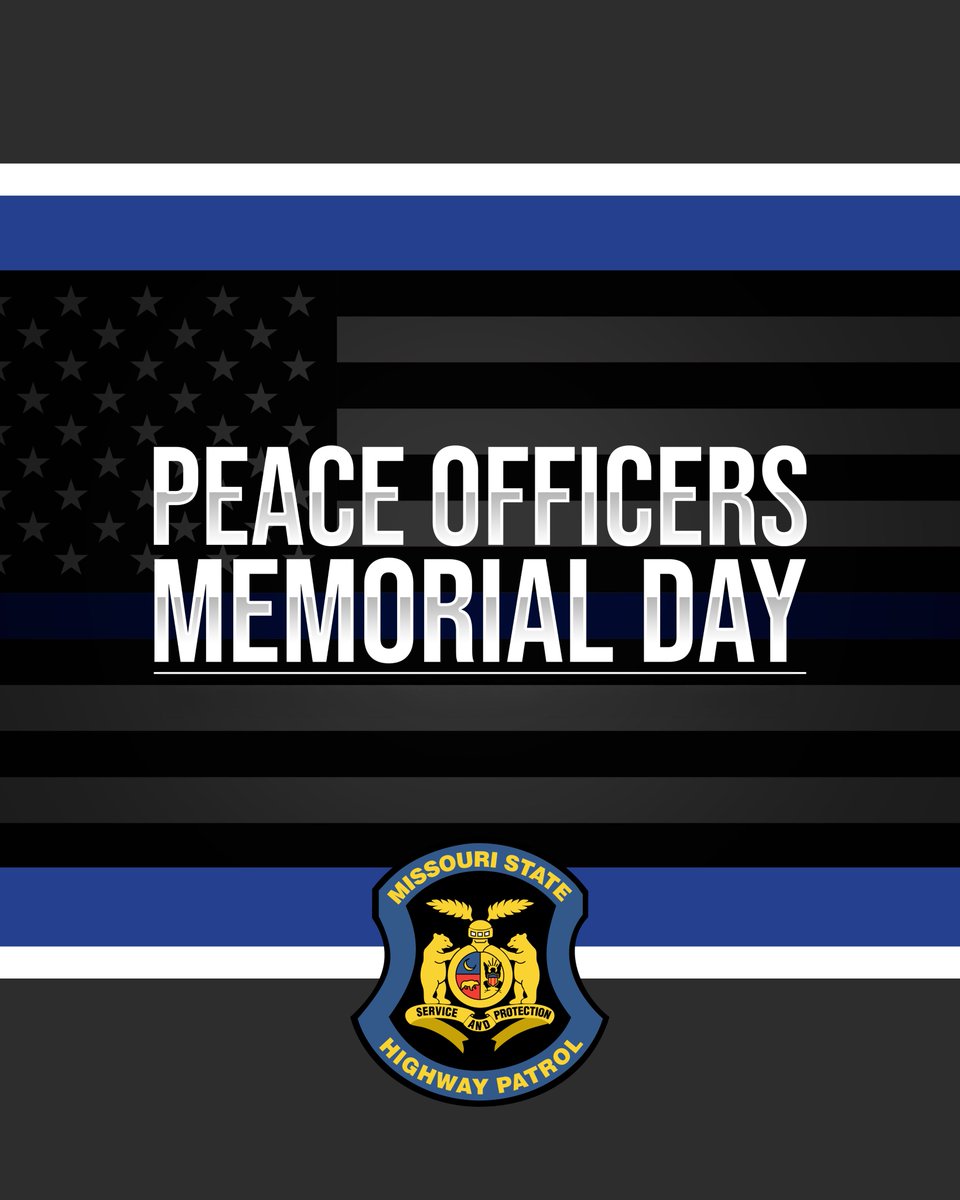 Today is National Peace Officers Memorial Day. We honor and remember those law enforcement officers who made the ultimate sacrifice. #PoliceWeek #PeaceOfficersMemorialDay
