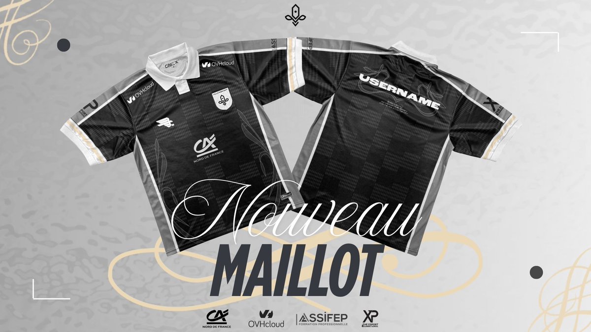 Lille Esport (@lilleesportclub) on Twitter photo 🔥 D'ailleurs, vous l'avez vu notre nouveau maillot ?
Quel banger signé @OneXwear 👕🔥
Déjà notre 4e édition, et comme toujours… dispo en stock limité.
On vous propose d'ailleurs un #CONCOURS pour en gagner 1 !
Pour participer :
- Follow <a href="/LilleEsport/">Lille Esport Arena #LEA2020</a> & @OneXwear
- RT ce 🔥 D'ailleurs, vous l'avez vu notre nouveau maillot ?
Quel banger signé @OneXwear 👕🔥
Déjà notre 4e édition, et comme toujours… dispo en stock limité.
On vous propose d'ailleurs un #CONCOURS pour en gagner 1 !
Pour participer :
- Follow <a href="/LilleEsport/">Lille Esport Arena #LEA2020</a> & @OneXwear
- RT ce