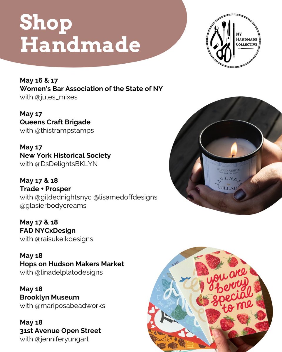 NYHandmadeCollective tweet media