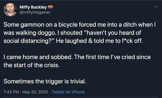 This is a real post that this man posted.