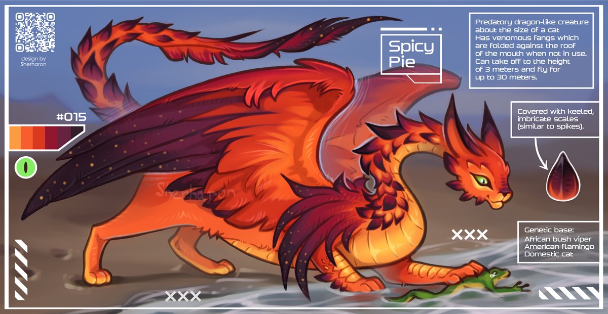 I'm experimenting with style a little bit ^^
Spicy Pie

Owner: DesignsByADino