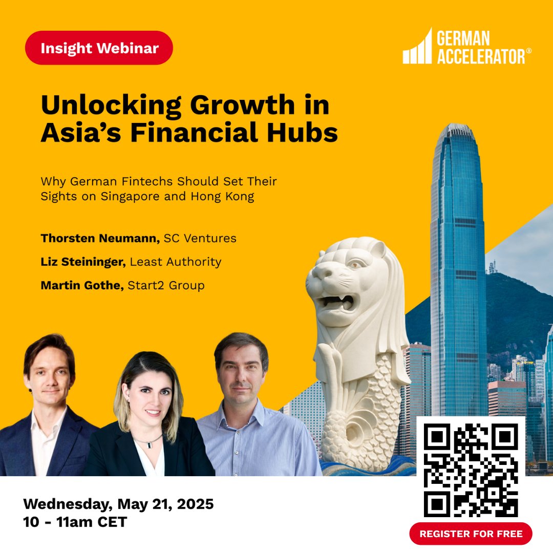 Least Authority (@leastauthority) on Twitter photo German fintechs: looking to scale in Asia? Join <a href="/liz315/">Liz Steininger</a> and other experts for a webinar on why Singapore & Hong Kong are the next big launchpads for fintech growth. Insights, strategy, & live Q&A on how to enter and thrive in these competitive markets. hubspot.germanaccelerator.com/en/webinar-sea… German fintechs: looking to scale in Asia? Join <a href="/liz315/">Liz Steininger</a> and other experts for a webinar on why Singapore & Hong Kong are the next big launchpads for fintech growth. Insights, strategy, & live Q&A on how to enter and thrive in these competitive markets. hubspot.germanaccelerator.com/en/webinar-sea…