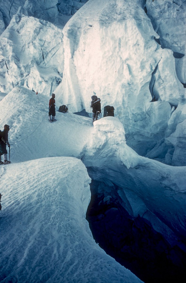 The 1st ascent of #Kangchenjunga was only possible thanks to the work of a huge porter team &amp; high altitude sherpas.

Our current exhibition on 1955 highlights their incredible work establishing the high camps &amp; supporting the summit teams

Book a visit ➡️ tinyurl.com/ebwdazc8