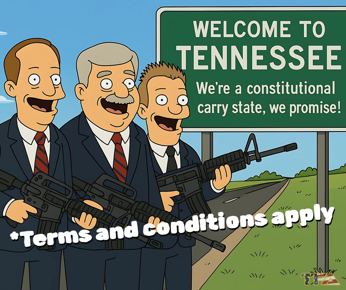 When you here a state or local official tell you that Tennessee is a "constitutional carry" state, they are wrong.  The only question is are they constitutionally ignorant or lying.