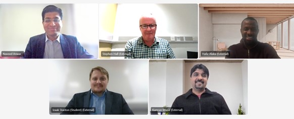 Dr M. Naveed Anwar (@naveed_anwar) on Twitter photo Acted as an External Examiner along with Prof Hafiz Alaka for a PhD viva at <a href="/UWEBristol/">UWE Bristol</a>! Congrats to the PhD Candidate Izaak Stanton and his supervisors Prof Kamran Munir, Dr. Murad El-Bakry & Dr Ahsan Ikram. Thanks to Dr Stephen Hall for chairing it. #phd #viva <a href="/NorthumbriaUni/">Northumbria Uni</a> Acted as an External Examiner along with Prof Hafiz Alaka for a PhD viva at <a href="/UWEBristol/">UWE Bristol</a>! Congrats to the PhD Candidate Izaak Stanton and his supervisors Prof Kamran Munir, Dr. Murad El-Bakry & Dr Ahsan Ikram. Thanks to Dr Stephen Hall for chairing it. #phd #viva <a href="/NorthumbriaUni/">Northumbria Uni</a>