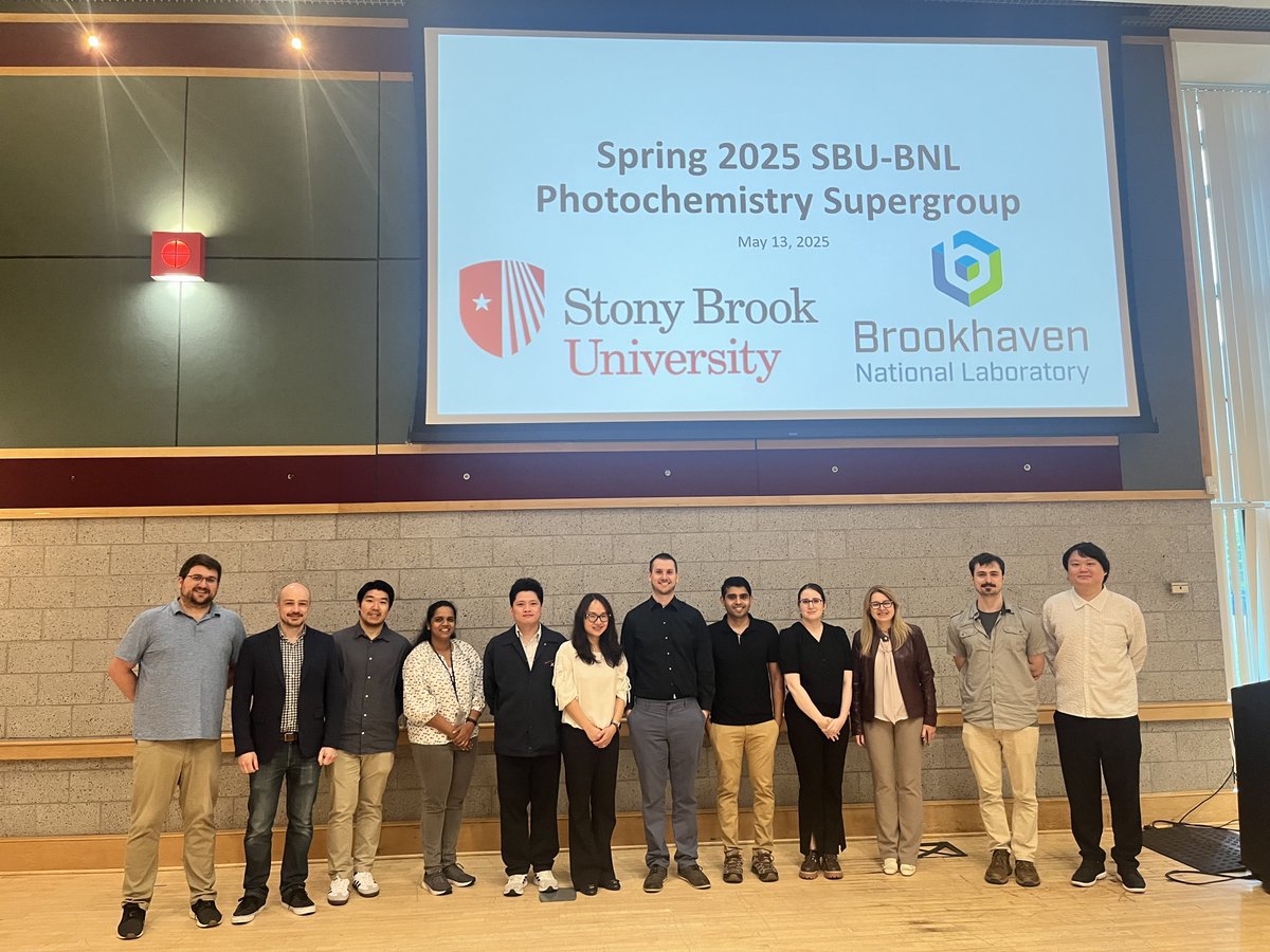 jeflip's tweet image. This week marked the Third SBU-BNL Photochemistry Supergroup, with a great poster session and 10 speakers from @StonyBrookChem and MSCE, @BrookhavenLab, @QC_News, @HofstraU, and @AdelphiU! Thanks to @SBUResearch for supporting this event!