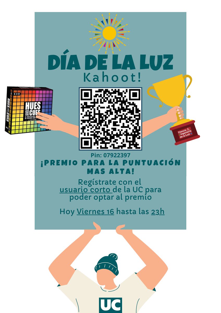 Grupo de Ingenieria Fotonica (@gif_unican) on Twitter photo Este viernes 16 de Mayo celebramos el Día Internacional de la Luz #lightday2025 con actividades en <a href="/ETSIIT_UNICAN/">ETSIIT_UNICAN</a> y ¡un Kahoot! online con premios! Este viernes 16 de Mayo celebramos el Día Internacional de la Luz #lightday2025 con actividades en <a href="/ETSIIT_UNICAN/">ETSIIT_UNICAN</a> y ¡un Kahoot! online con premios!