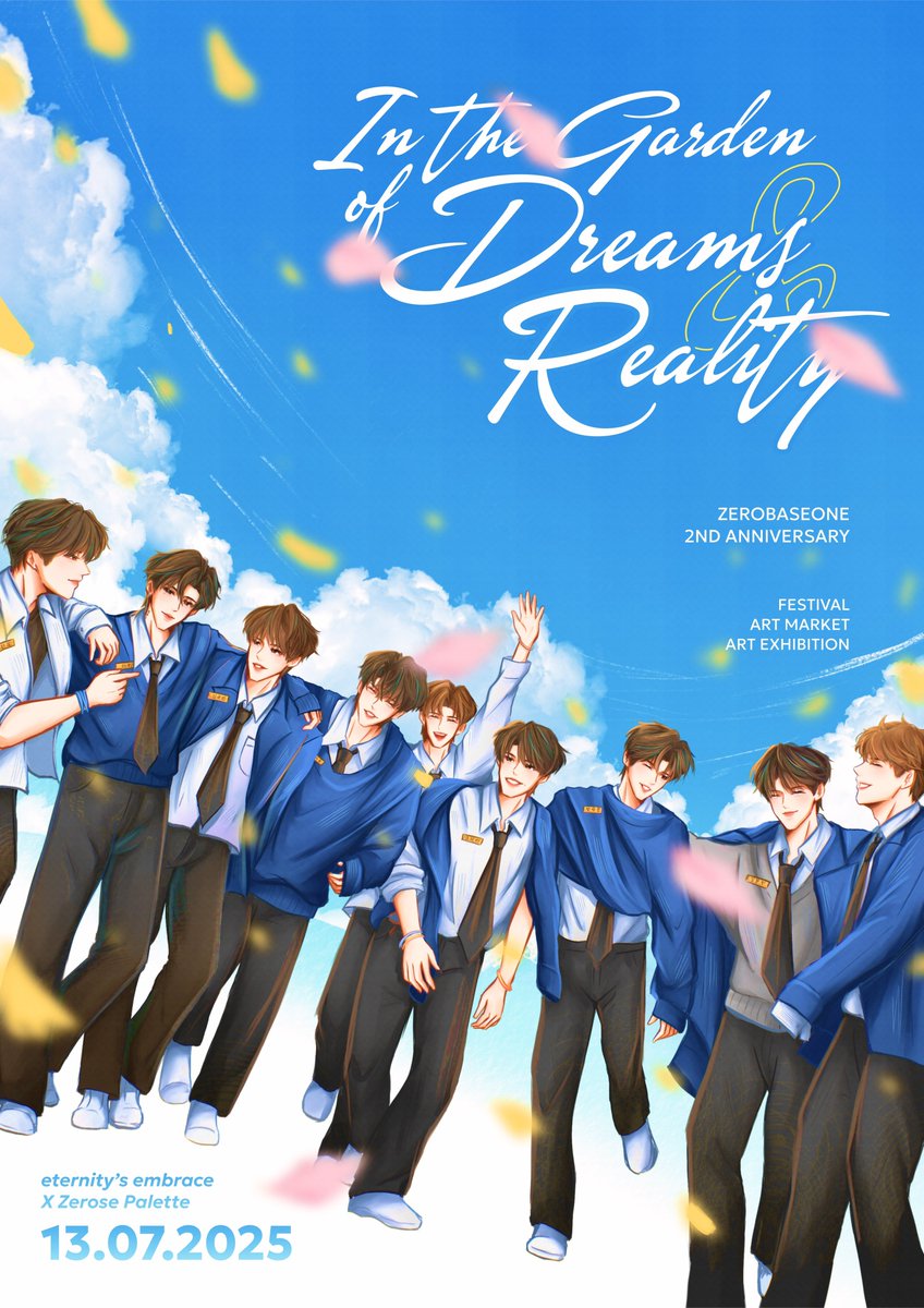 𝗲𝘁𝗲𝗿𝗻𝗶𝘁𝘆'𝘀 x <a href="/ZE_Palette/">zerose: palette</a>: ACT II.
𝗜𝗻 𝘁𝗵𝗲 𝗚𝗮𝗿𝗱𝗲𝗻 𝗼𝗳 ∂яєαмѕ 𝗮𝗻𝗱 𝗥𝗲𝗮𝗹𝗶𝘁𝘆

#ZEROBASEONE
2nd Anniversary event

ZEROSE Festival / Art Market
/ Art Exhibition / Photo Zones / etc

JAKARTA 13.07.2025
RSVP 17.05.2025