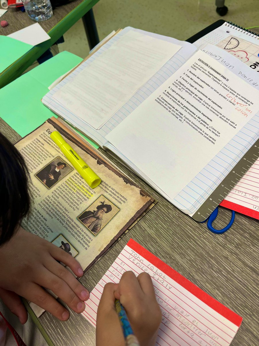 Ms.RodriguezPerez (@rodriguez_stag) on Twitter photo Almost one week left in the school year, but we’re still going strong! 🦉💚💛My 4th graders are diving into the lives and achievements of European explorers.
¡Aquí el aprendizaje sigue sigue on fire! <a href="/STAGinPG/">TAG in Pleasant Grove</a> <a href="/DrReyC/">Dr. Rey Cervantes</a> <a href="/MJJackson1906/">Michael Jackson</a>
<a href="/duallanguage/">Dual Language Dallas ISD</a> <a href="/TransformDISD/">Dallas ISD OTI Public School Choice</a> Almost one week left in the school year, but we’re still going strong! 🦉💚💛My 4th graders are diving into the lives and achievements of European explorers.
¡Aquí el aprendizaje sigue sigue on fire! <a href="/STAGinPG/">TAG in Pleasant Grove</a> <a href="/DrReyC/">Dr. Rey Cervantes</a> <a href="/MJJackson1906/">Michael Jackson</a>
<a href="/duallanguage/">Dual Language Dallas ISD</a> <a href="/TransformDISD/">Dallas ISD OTI Public School Choice</a>