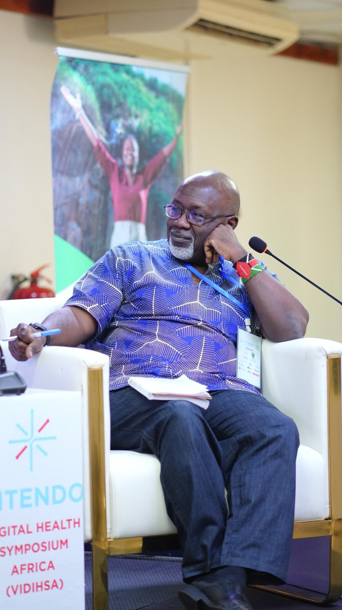 Edwin Mulwa, at the Vitendo Digital Health Symposium Africa 2025, highlighted the power of digital health solutions to improve access, efficiency, and patient outcomes. He called for stronger public-private partnerships and investment in local tech talent. #VIDHSA2025 #CIU