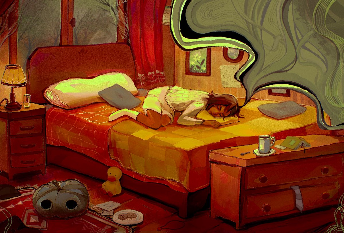 toniclock's tweet image. girl with the pumpkin mask (an unintentional series)