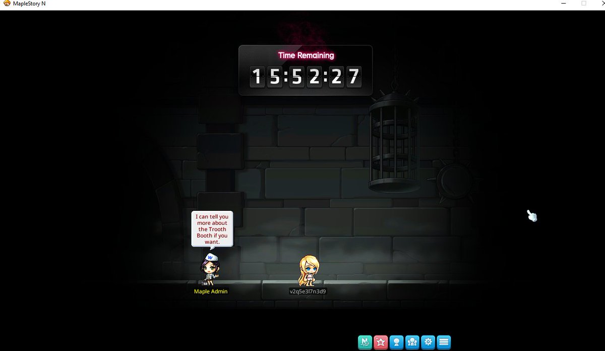 Anyone else enjoying the game?

<a href="/MaplestoryU/">MapleStory Universe</a> 

I was here just admiring this beautiful countdown… by the way, I noticed that while I was in jail, they left me completely naked with no clothes!!!! I just wanted to report this, thank you.

Not sure if you noticed, but there's also